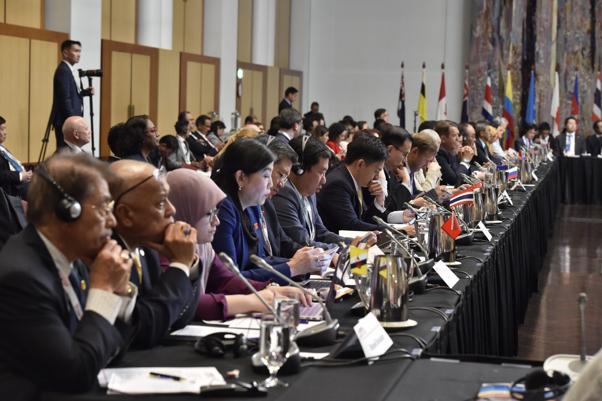 Delegates participating in the Regional Cooperation Plenary at APPF28